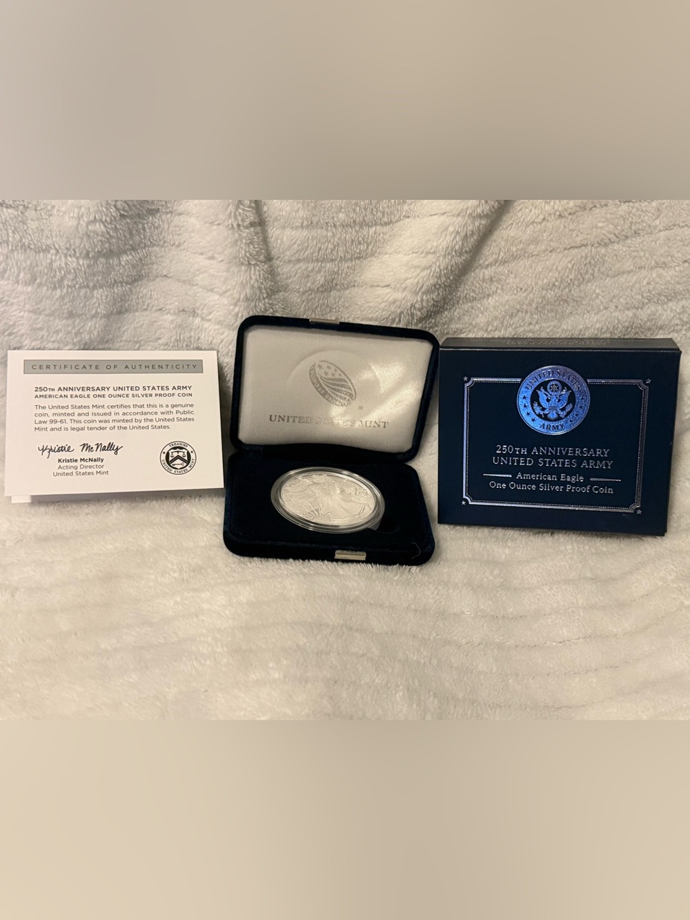 2025 250th Anniversary US Navy American Eagle One Ounce Silver Proof Coin w/ COA